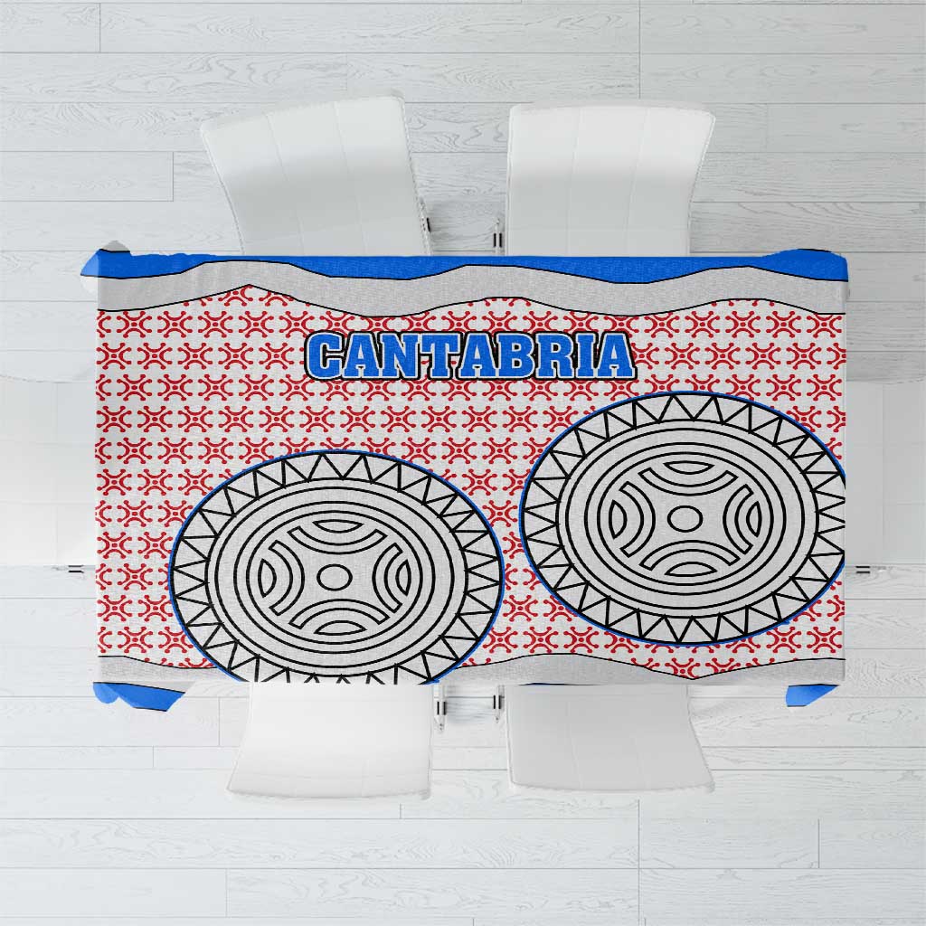 Cantabria Flag Tablecloth Autonomous Community of Spain - Wonder Print Shop