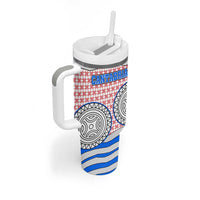 Cantabria Flag Tumbler With Handle Autonomous Community of Spain - Wonder Print Shop