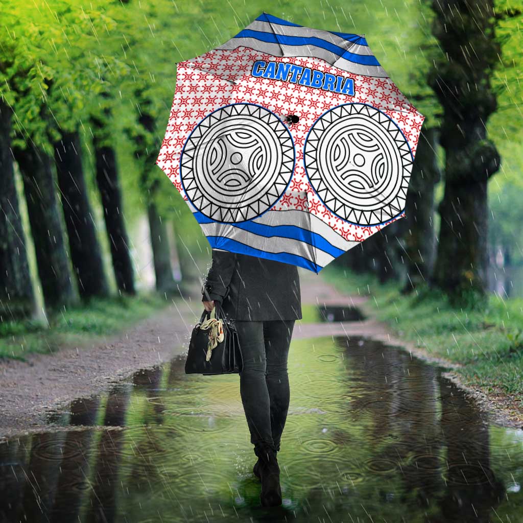 Cantabria Flag Umbrella Autonomous Community of Spain - Wonder Print Shop