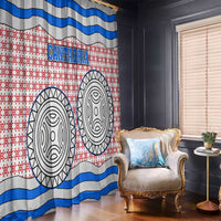 Cantabria Flag Window Curtain Autonomous Community of Spain - Wonder Print Shop