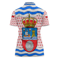 Cantabria Flag Women Polo Shirt Autonomous Community of Spain - Wonder Print Shop