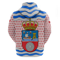 Cantabria Flag Zip Hoodie Autonomous Community of Spain - Wonder Print Shop