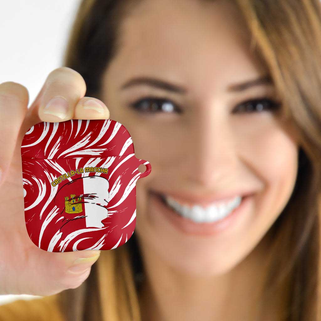 Castilla La Mancha Flag AirPods Case Autonomous Community of Spain - Wonder Print Shop