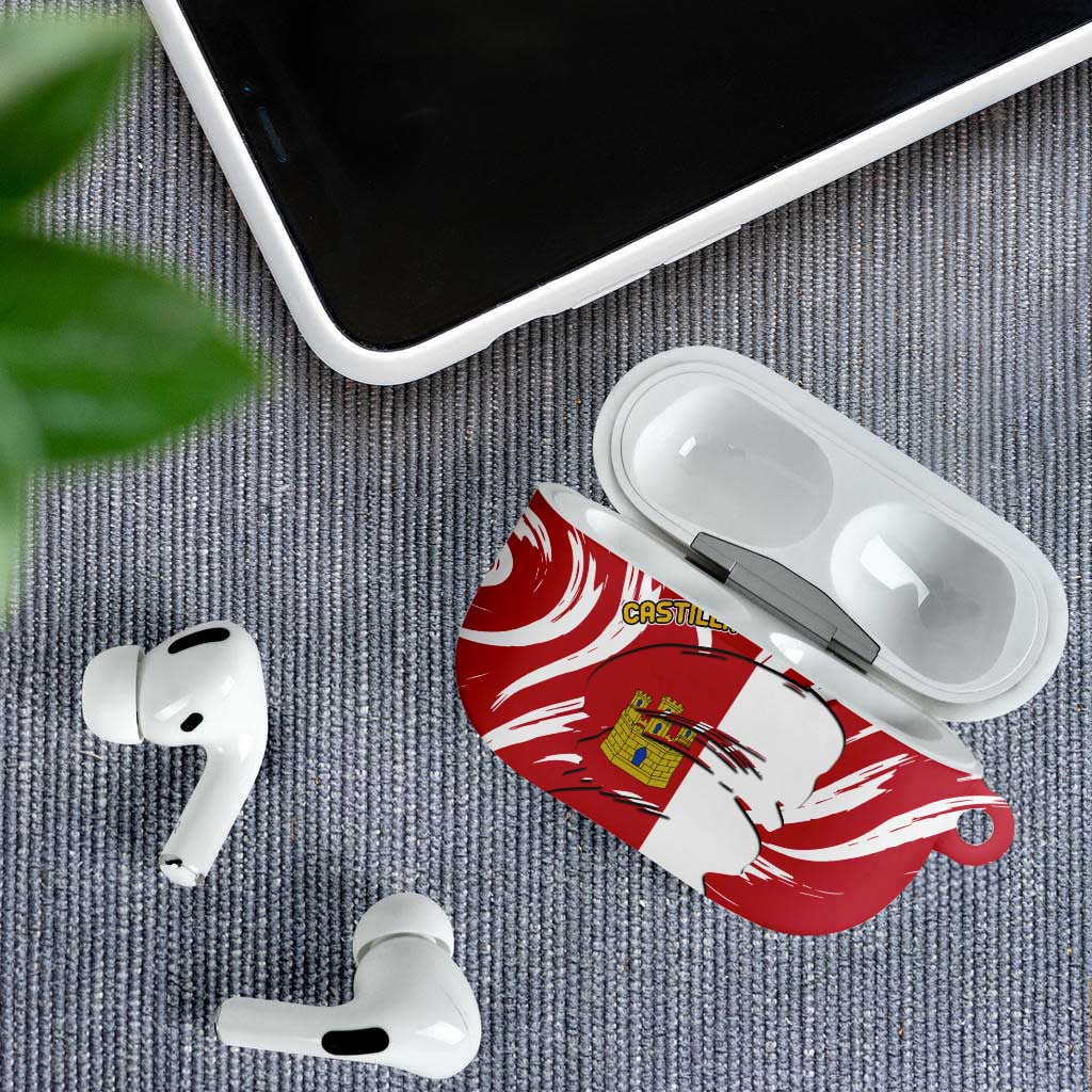 Castilla La Mancha Flag AirPods Case Autonomous Community of Spain - Wonder Print Shop