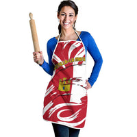 Castilla La Mancha Flag Apron Autonomous Community of Spain - Wonder Print Shop