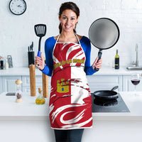 Castilla La Mancha Flag Apron Autonomous Community of Spain - Wonder Print Shop