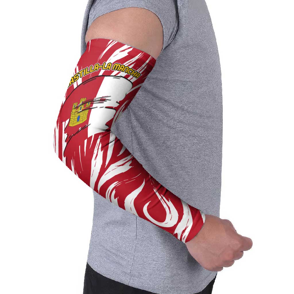Castilla La Mancha Flag Arm Sleeves Autonomous Community of Spain - Wonder Print Shop