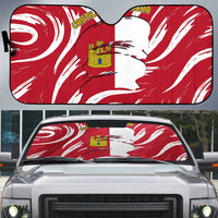 Castilla La Mancha Flag Auto Sun Shade Autonomous Community of Spain - Wonder Print Shop
