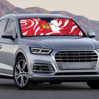 Castilla La Mancha Flag Auto Sun Shade Autonomous Community of Spain - Wonder Print Shop