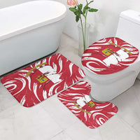 Castilla La Mancha Flag Bathroom Set Autonomous Community of Spain - Wonder Print Shop