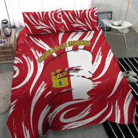 Castilla La Mancha Flag Bedding Set Autonomous Community of Spain - Wonder Print Shop