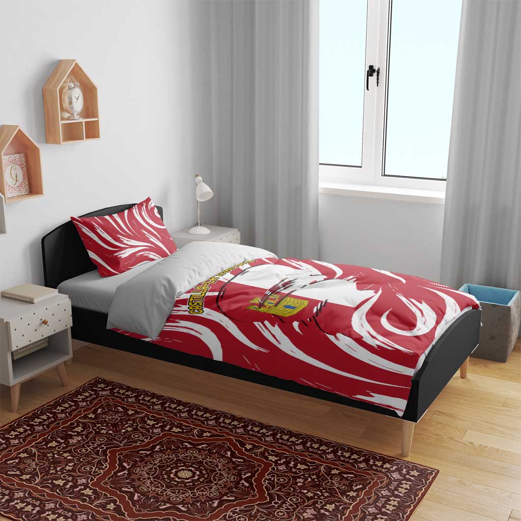 Castilla La Mancha Flag Bedding Set Autonomous Community of Spain - Wonder Print Shop