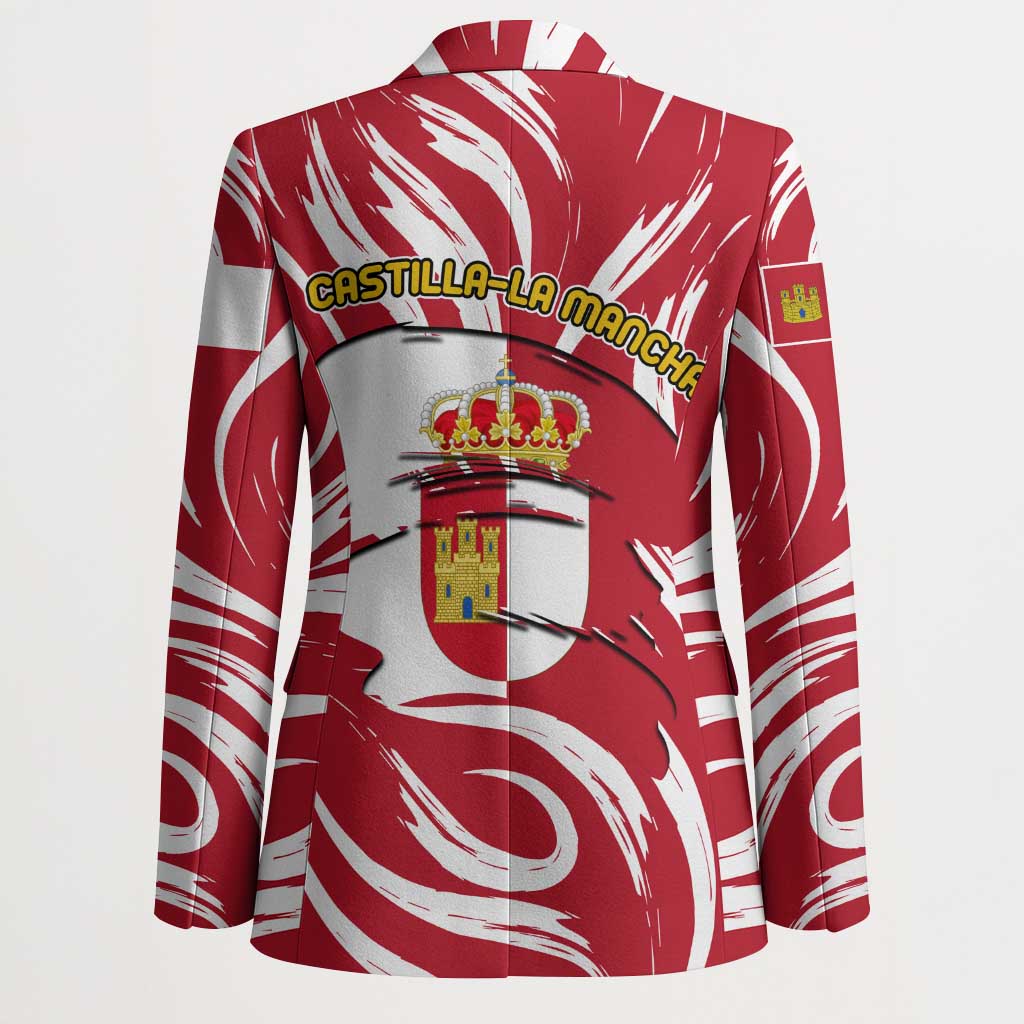 Castilla La Mancha Flag Blazer Autonomous Community of Spain - Wonder Print Shop