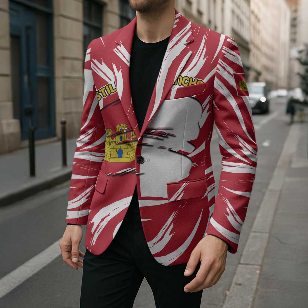 Castilla La Mancha Flag Blazer Autonomous Community of Spain - Wonder Print Shop