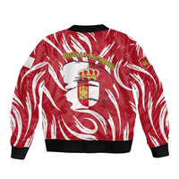 Castilla La Mancha Flag Bomber Jacket Autonomous Community of Spain - Wonder Print Shop