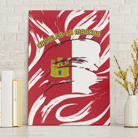 Castilla La Mancha Flag Canvas Wall Art Autonomous Community of Spain - Wonder Print Shop
