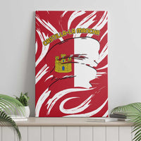 Castilla La Mancha Flag Canvas Wall Art Autonomous Community of Spain - Wonder Print Shop
