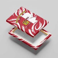 Castilla La Mancha Flag Canvas Wall Art Autonomous Community of Spain - Wonder Print Shop