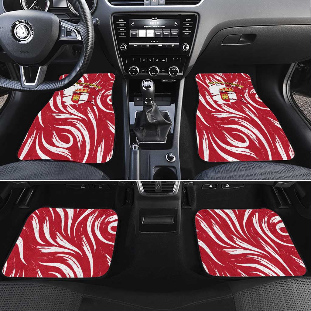 Castilla La Mancha Flag Car Mats Autonomous Community of Spain - Wonder Print Shop