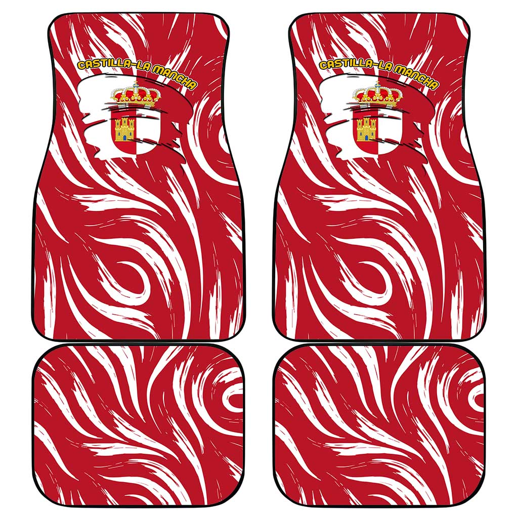 Castilla La Mancha Flag Car Mats Autonomous Community of Spain - Wonder Print Shop
