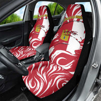 Castilla La Mancha Flag Car Seat Cover Autonomous Community of Spain - Wonder Print Shop