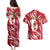 Castilla La Mancha Flag Couples Matching Puletasi and Hawaiian Shirt Autonomous Community of Spain - Wonder Print Shop