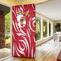 Castilla La Mancha Flag Door Cover Autonomous Community of Spain - Wonder Print Shop