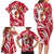 Castilla La Mancha Flag Family Matching Long Sleeve Bodycon Dress and Hawaiian Shirt Autonomous Community of Spain - Wonder Print Shop