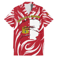 Castilla La Mancha Flag Family Matching Mermaid Dress and Hawaiian Shirt Autonomous Community of Spain - Wonder Print Shop