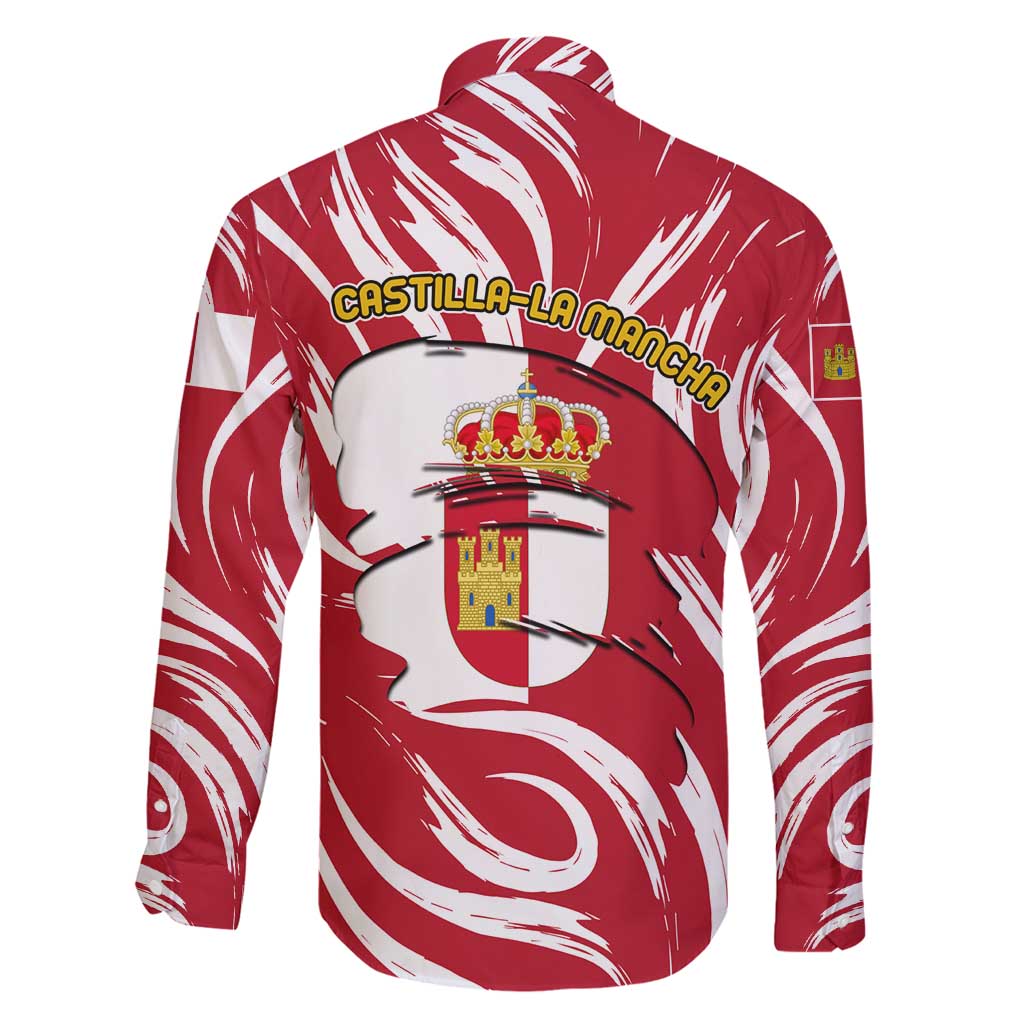 Castilla La Mancha Flag Family Matching Mermaid Dress and Hawaiian Shirt Autonomous Community of Spain - Wonder Print Shop