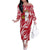 Castilla La Mancha Flag Family Matching Off The Shoulder Long Sleeve Dress and Hawaiian Shirt Autonomous Community of Spain - Wonder Print Shop