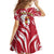 Castilla La Mancha Flag Family Matching Off Shoulder Maxi Dress and Hawaiian Shirt Autonomous Community of Spain - Wonder Print Shop