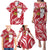 Castilla La Mancha Flag Family Matching Puletasi and Hawaiian Shirt Autonomous Community of Spain - Wonder Print Shop