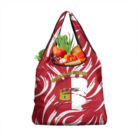 Castilla La Mancha Flag Grocery Bag Autonomous Community of Spain - Wonder Print Shop