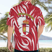 Castilla La Mancha Flag Hawaiian Shirt Autonomous Community of Spain - Wonder Print Shop