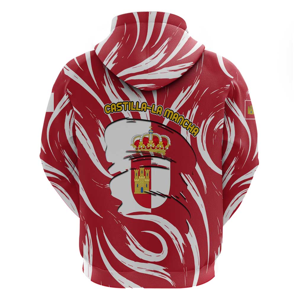 Castilla La Mancha Flag Hoodie Autonomous Community of Spain - Wonder Print Shop