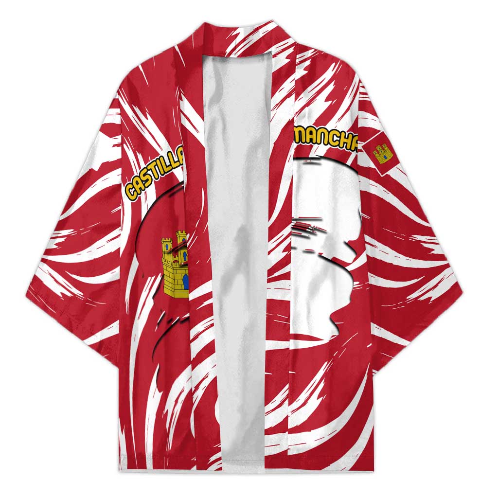 Castilla La Mancha Flag Kimono Autonomous Community of Spain - Wonder Print Shop