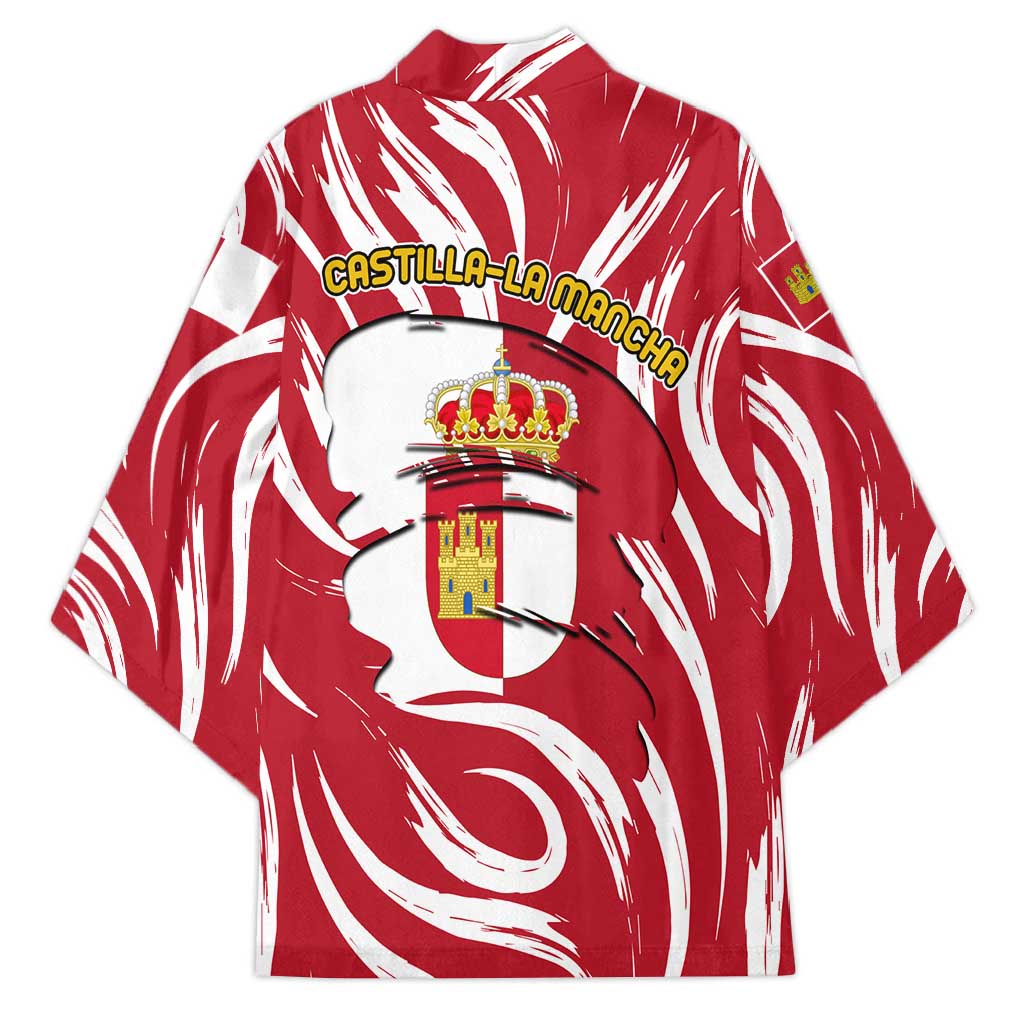 Castilla La Mancha Flag Kimono Autonomous Community of Spain - Wonder Print Shop