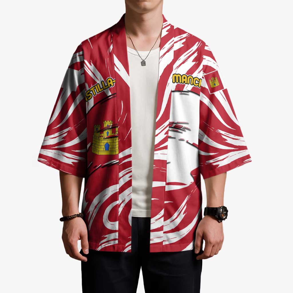 Castilla La Mancha Flag Kimono Autonomous Community of Spain - Wonder Print Shop