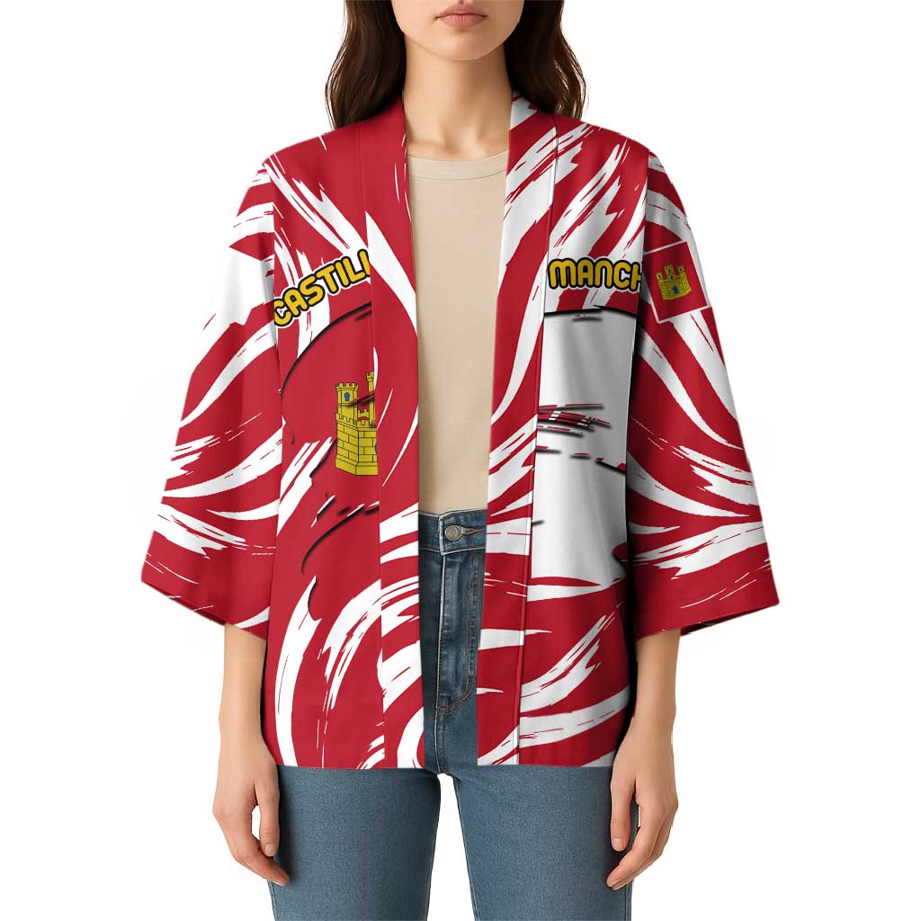Castilla La Mancha Flag Kimono Autonomous Community of Spain - Wonder Print Shop