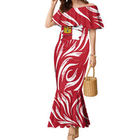 Castilla La Mancha Flag Mermaid Dress Autonomous Community of Spain - Wonder Print Shop