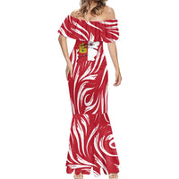Castilla La Mancha Flag Mermaid Dress Autonomous Community of Spain - Wonder Print Shop