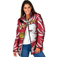 Castilla La Mancha Flag Padded Jacket Autonomous Community of Spain - Wonder Print Shop