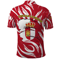 Castilla La Mancha Flag Polo Shirt Autonomous Community of Spain - Wonder Print Shop