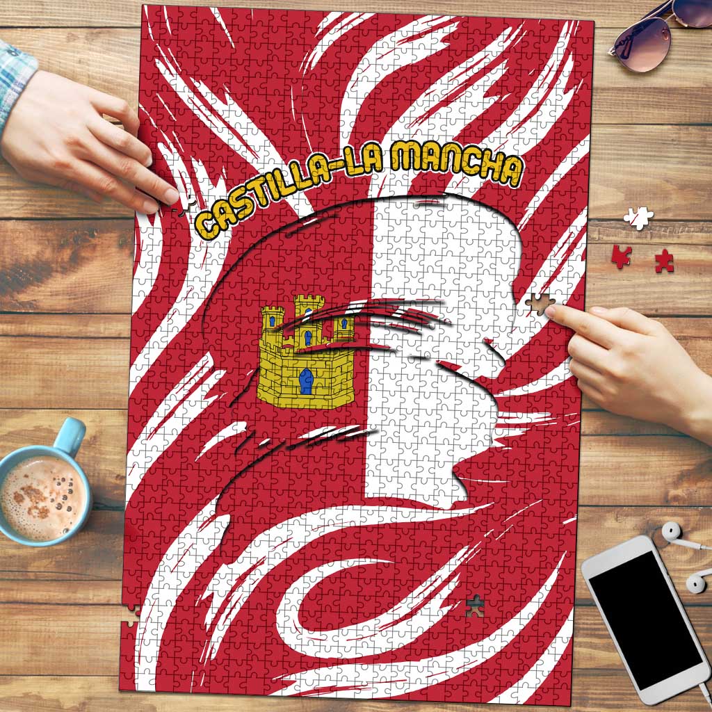 Castilla La Mancha Flag Puzzle Autonomous Community of Spain - Wonder Print Shop