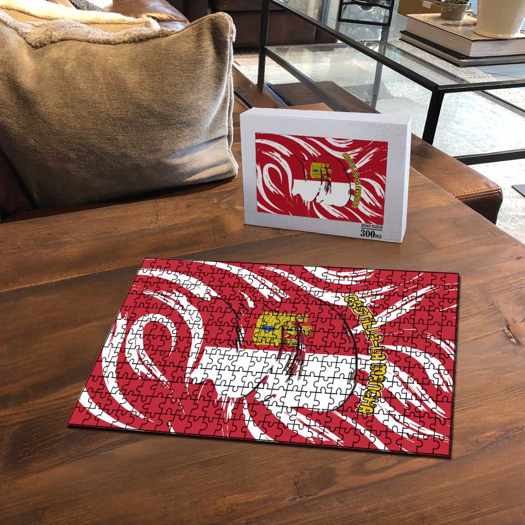 Castilla La Mancha Flag Puzzle Autonomous Community of Spain - Wonder Print Shop