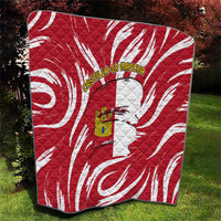 Castilla La Mancha Flag Quilt Autonomous Community of Spain - Wonder Print Shop