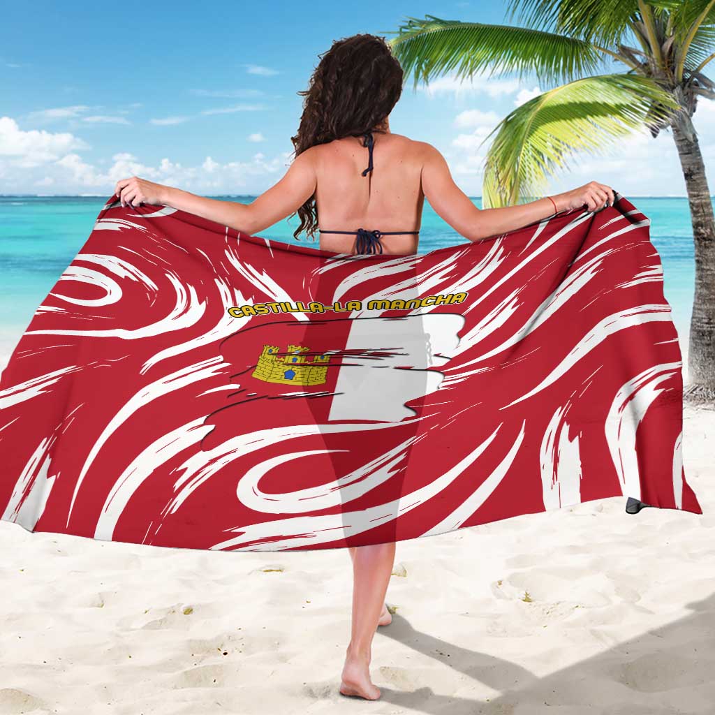 Castilla La Mancha Flag Sarong Autonomous Community of Spain - Wonder Print Shop