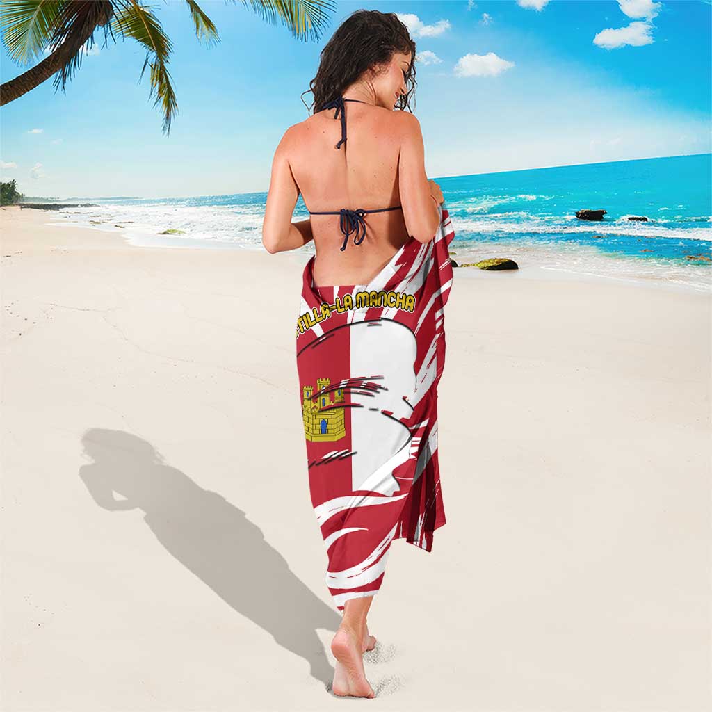 Castilla La Mancha Flag Sarong Autonomous Community of Spain - Wonder Print Shop
