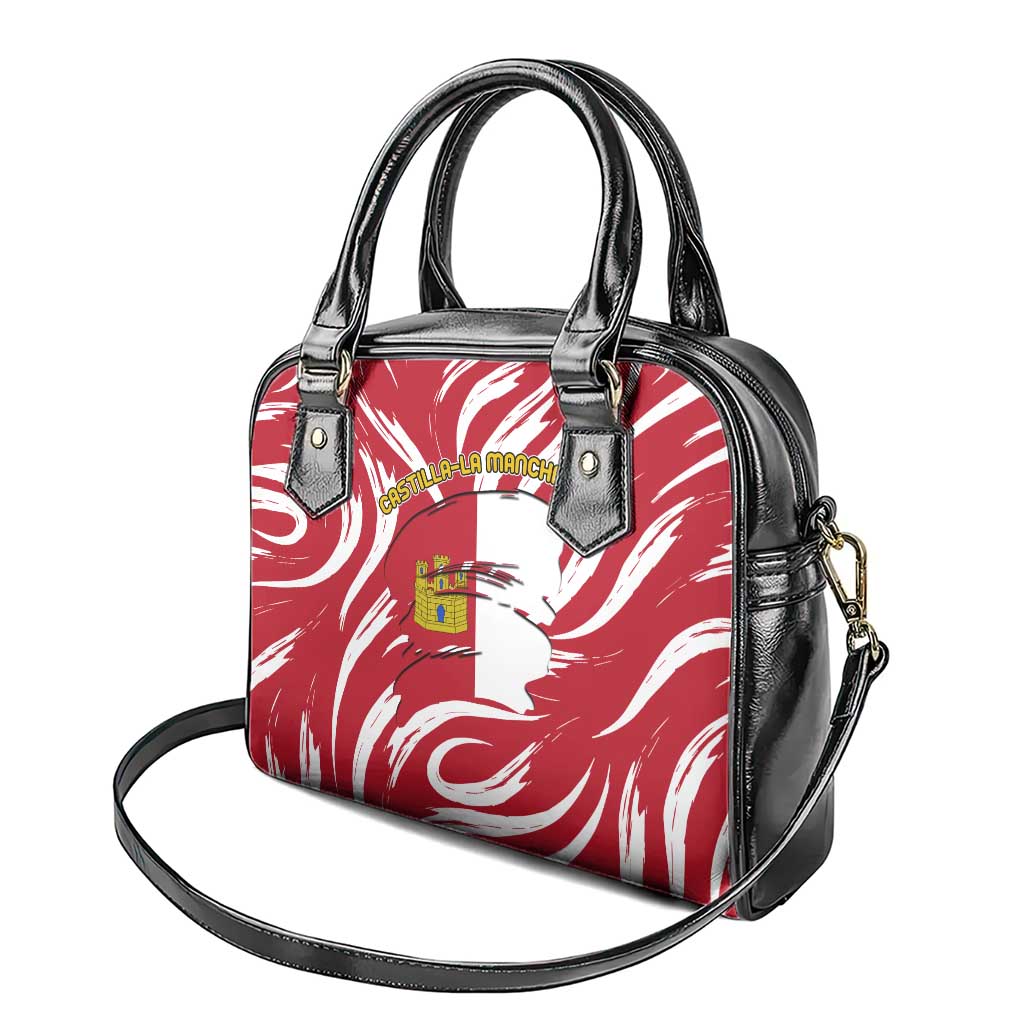 Castilla La Mancha Flag Shoulder Handbag Autonomous Community of Spain - Wonder Print Shop